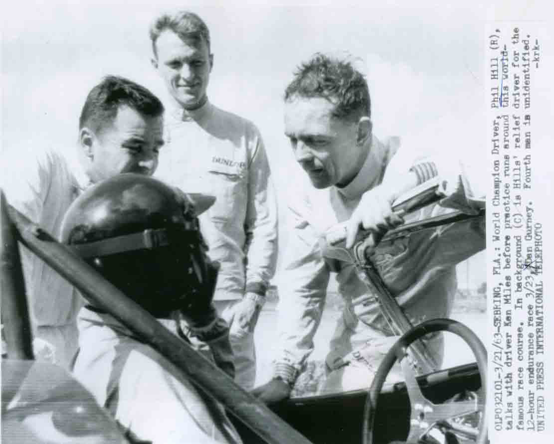 Lew Spencer, Dan Gurney and Phil Hill